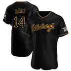 Silnrao P.Pirates #14 Joey Bart Player Black Home Limited Elite Stitched Jerseys