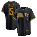 Silnrao P.Pirates #15 Oneil Cruz Player Black 2026 City Connect Home Game Stitched Jerseys
