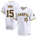 Silnrao P.Pirates #15 Oneil Cruz Player White Home Limited Stitched Jerseys