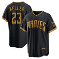 Silnrao P.Pirates  P.Pirates #23 Mitch Keller Player Black 2026 City Connect Home Game Stitched Jerseys