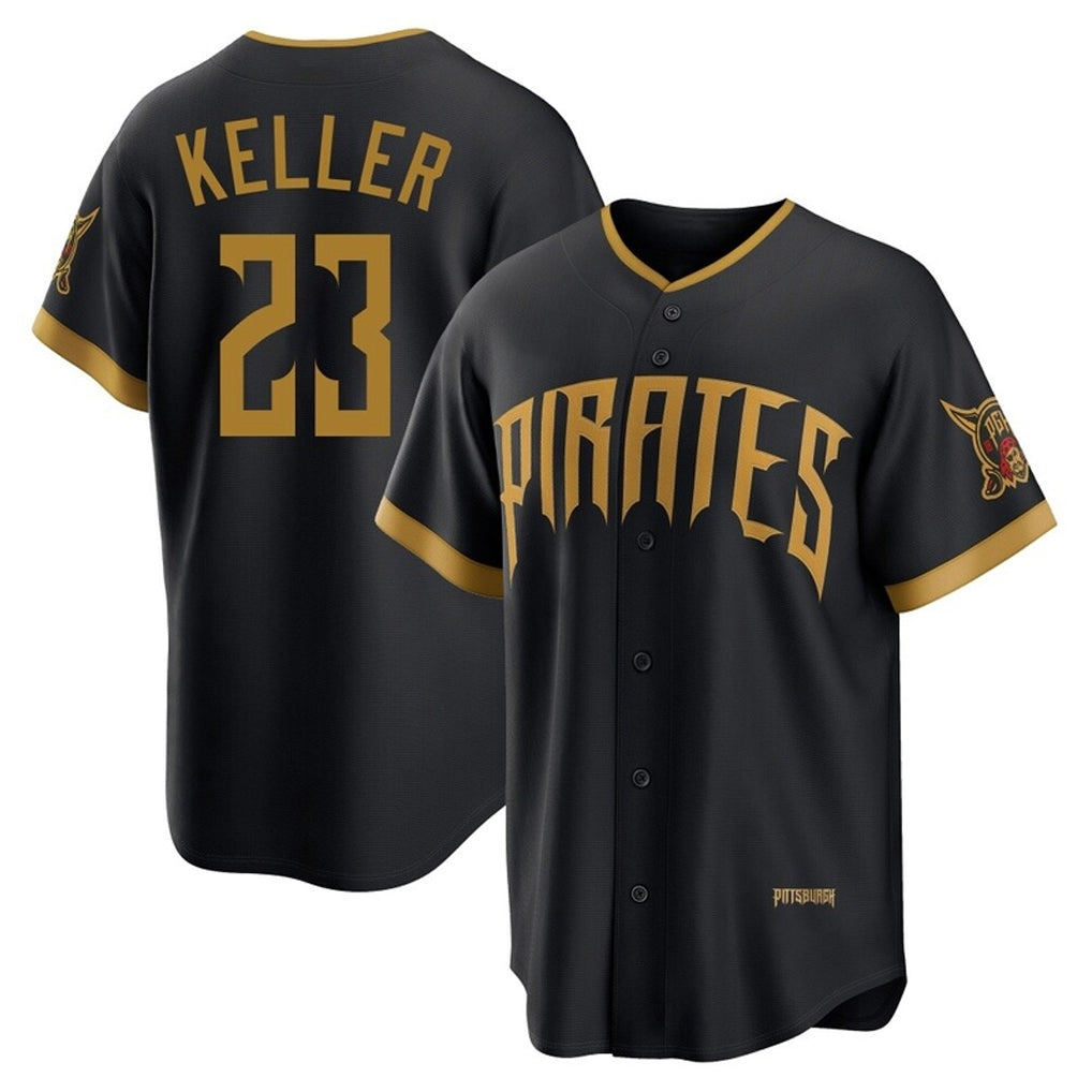 Silnrao P.Pirates  P.Pirates #23 Mitch Keller Player Black 2026 City Connect Home Game Stitched Jerseys