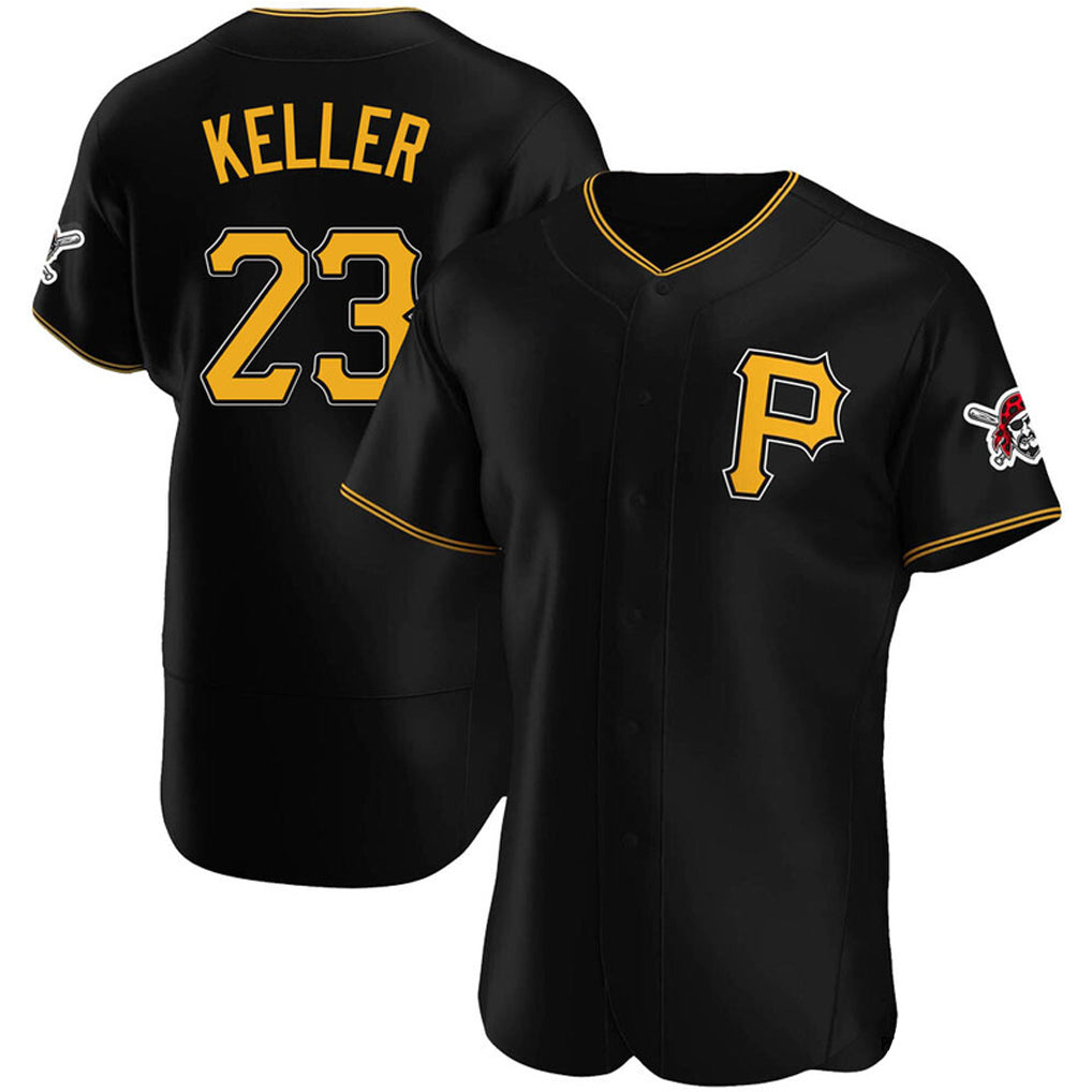 Silnrao P.Pirates #23 Mitch Keller Player Black Home Limited Elite Stitched Jerseys