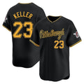 Silnrao P.Pirates #23 Mitch Keller Player Black Home Limited Stitched Jerseys