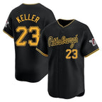 Silnrao P.Pirates #23 Mitch Keller Player Black Home Limited Stitched Jerseys