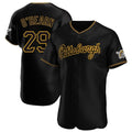 Silnrao P.Pirates #29 Ryan O¡¯Hearn Player Black Home Limited Elite Stitched Jerseys