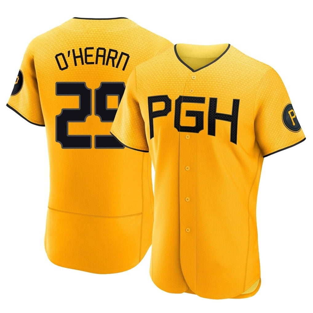 Silnrao P.Pirates #29 Ryan O¡¯Hearn Player Gold City Connect Home Limited Elite Stitched Jerseys