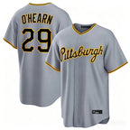 Silnrao P.Pirates #29 Ryan O¡¯Hearn Player Gray Road Home Limited Game Stitched Jerseys