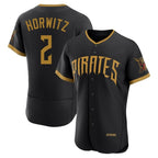 Silnrao P.Pirates #2 Spencer Horwitz Player Black 2026 City Connect Home Limited Elite Stitched Jerseys