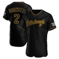 Silnrao P.Pirates #2 Spencer Horwitz Player Black Home Limited Elite Stitched Jerseys