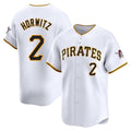 Silnrao P.Pirates #2 Spencer Horwitz Player White Home Limited Stitched Jerseys
