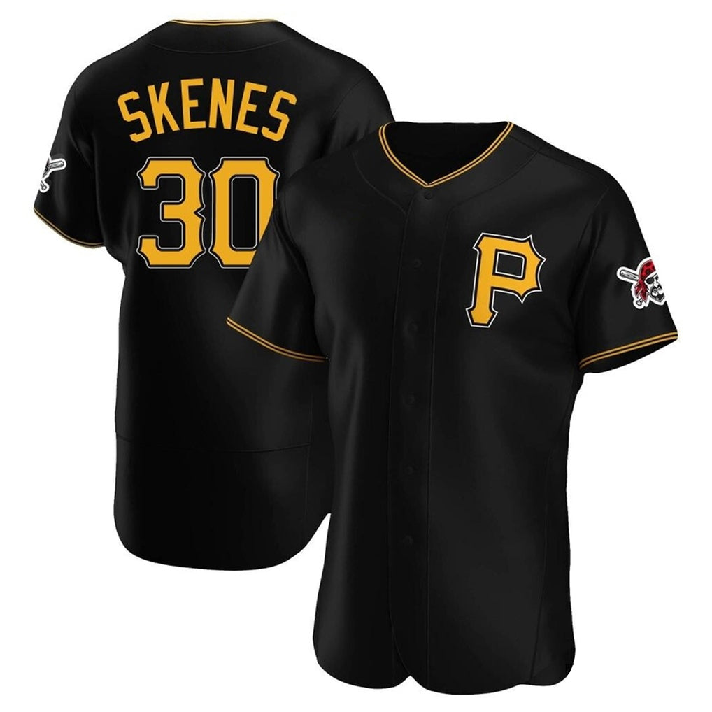 Silnrao P.Pirates #30 Paul Skenes Player Black Alternate 2025 Home Limited Elite Stitched Jerseys