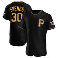 Silnrao P.Pirates #30 Paul Skenes Player Black Alternate 2025 Home Limited Elite Stitched Jerseys