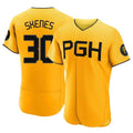 Silnrao P.Pirates #30 Paul Skenes Player Gold City Connect Home Limited Elite Stitched Jerseys