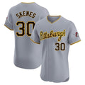 Silnrao P.Pirates #30 Paul Skenes Player Gray Road Home Limited Elite Stitched Jerseys