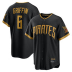 Silnrao P.Pirates #6 Konnor Griffin Player Black 2026 City Connect Home Game Stitched Jerseys