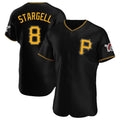 Silnrao P.Pirates #8 Willie Stargell Player Black Alternate 2025 Home Limited Elite Stitched Jerseys