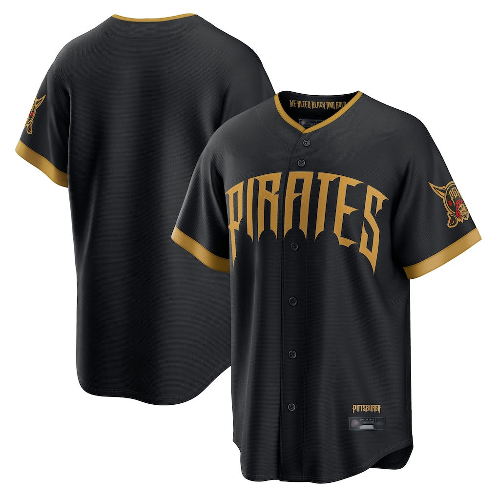 Silnrao P.Pirates ## Pirates Blank Player Black 2026 City Connect Home Limited Stitched Jerseys
