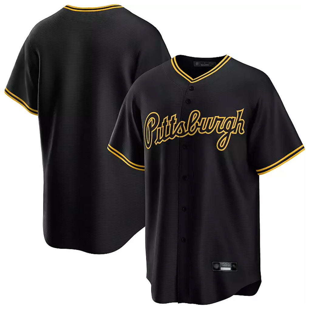 Silnrao P.Pirates ## Pirates Blank Player Black Alt Home Limited Stitched Jerseys