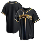 Silnrao P.Pirates ## Pirates Blank Player Black Fashion Out Home Game Stitched Jerseys