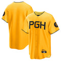 Silnrao P.Pirates ## Pirates Blank Player Gold City Connect Home Game Stitched Jerseys