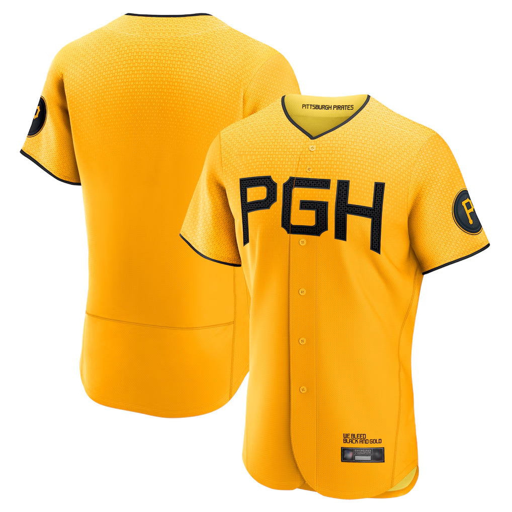 Silnrao P.Pirates ## Pirates Blank Player Gold City Connect Home Limited Stitched Jerseys