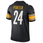Silnrao P.Steelers #24 Joey Porter Jr. Black Legend Jersey American Stitched Jerseys