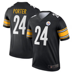 Silnrao P.Steelers #24 Joey Porter Jr. Black Legend Jersey American Stitched  Jerseys