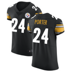 Silnrao P.Steelers #24 Joey Porter Jr. Black Vapor Untouchable Elite Jersey American Stitched Jerseys