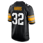 Silnrao P.Steelers #32 Franco Harris Black Alternate Retired Player Stitched Jerseys