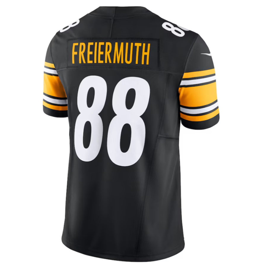 Silnrao P.Steelers #88 Pat Freiermuth Black Vapor F.U.S.E. Limited Jersey American Stitched Jerseys