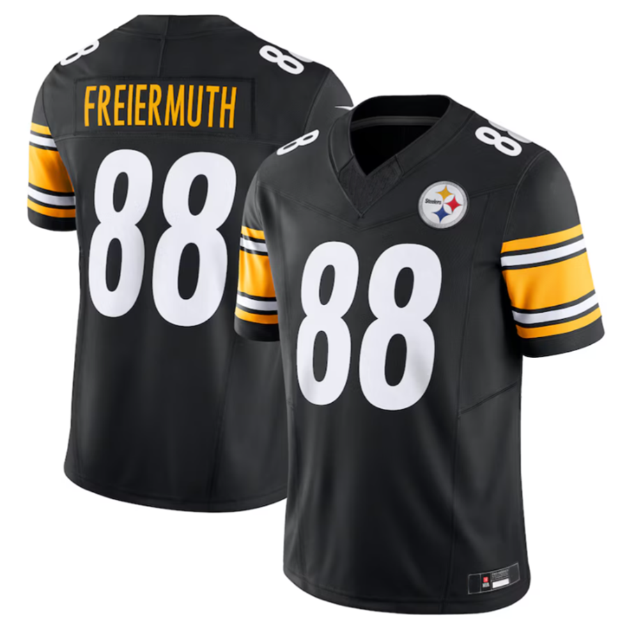 Silnrao P.Steelers #88 Pat Freiermuth Black Vapor F.U.S.E. Limited Jersey American Stitched Jerseys