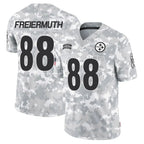 Silnrao P.Steelers #88 Pat Freiermuth Player Arctic Camo Salute to Service Limited Stitched Jerseys