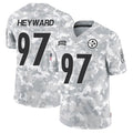 Silnrao P.Steelers #97 Cameron Heyward Player Arctic Camo Salute to Service Limited Stitched Jerseys