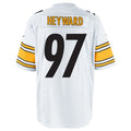 Silnrao P.Steelers #97 Cameron Heyward Player White Game Stitched Jerseys