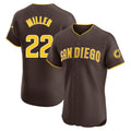 Silnrao S.Diego Padres #22 Mason Miller Player Brown Home Limited Elite Stitched Jerseys