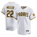 Silnrao S.Diego Padres #22 Mason Miller Player White Home Limited Stitched Jerseys