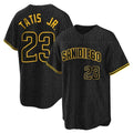 Silnrao S.Diego Padres #23 Fernando Tatis Jr Player Black Snake Skin City Home Game Stitched Jerseys