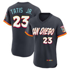 Silnrao S.Diego Padres #23 Fernando Tatis Jr Player Obsidian 2026 City Connect Home Elite T-shirt Stitched Jerseys