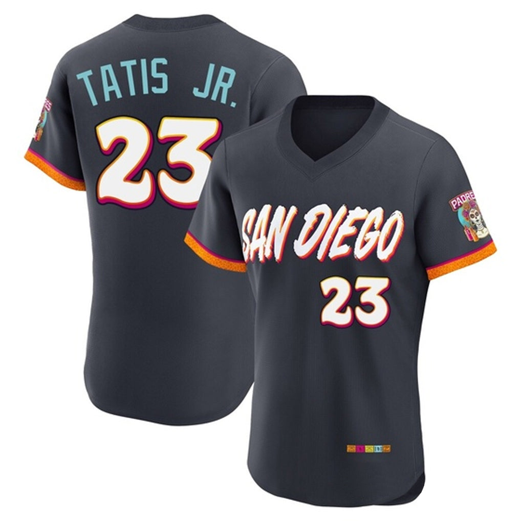 Silnrao S.Diego Padres #23 Fernando Tatis Jr Player Obsidian 2026 City Connect Home Elite T-shirt Stitched Jerseys