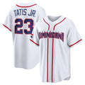 Silnrao S.Diego Padres #23 Fernando Tatis Jr Player White 2026 World Classic Home Limited Stitched Jerseys