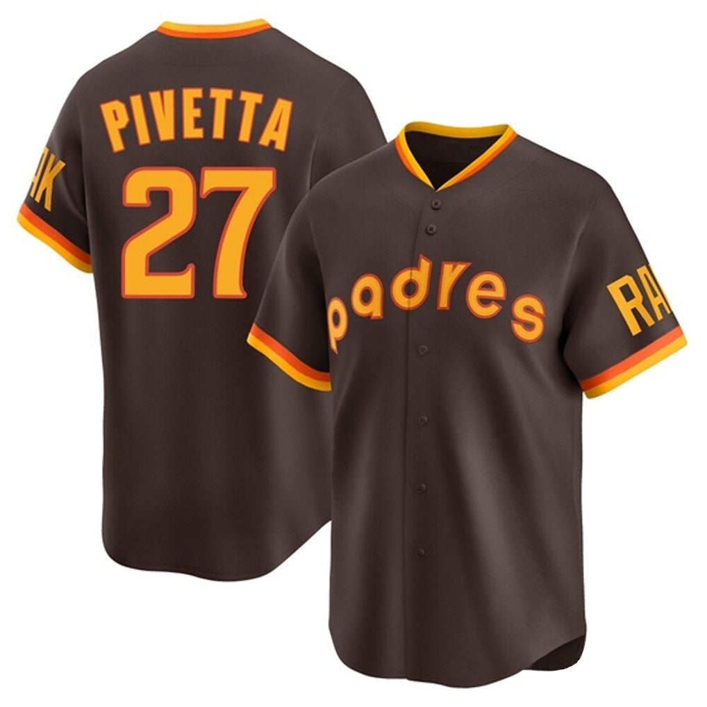 Silnrao S.Diego Padres #27 Nick Pivetta Player Black Snake Skin City Home Game Stitched Jerseys