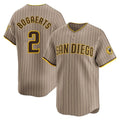 Silnrao S.Diego Padres #2 Xander Bogaerts Player Khaki Home Limited Stitched Jerseys