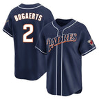 Silnrao S.Diego Padres #2 Xander Bogaerts Player Navy Cooperstown Collection Limited Home Stitched Jerseys