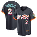 Silnrao S.Diego Padres #2 Xander Bogaerts Player Obsidian 2026 City Connect Home Limited T-shirt Stitched Jerseys