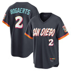 Silnrao S.Diego Padres #2 Xander Bogaerts Player Obsidian 2026 City Connect Home Limited T-shirt Stitched Jerseys