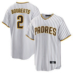Silnrao S.Diego Padres #2 Xander Bogaerts Player White Home Game Stitched Jerseys