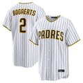 Silnrao S.Diego Padres #2 Xander Bogaerts Player White Home Limited Game Stitched Jerseys