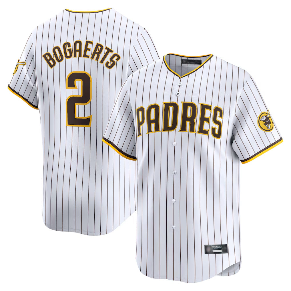 Silnrao S.Diego Padres #2 Xander Bogaerts Player White Home Limited Stitched Jerseys