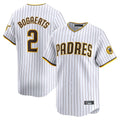 Silnrao S.Diego Padres #2 Xander Bogaerts Player White Home Limited Stitched Jerseys