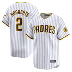 Silnrao S.Diego Padres #2 Xander Bogaerts Player White Home Limited Stitched Jerseys